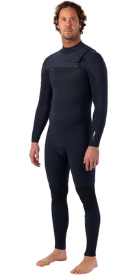 2026 ONeill Mens HyperFreak 3/2+mm Chest Zip Wetsuit 5343 - Black