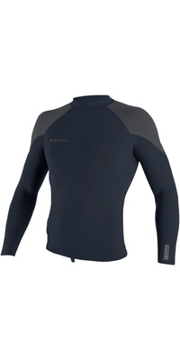 2026 ONeill Mens Reactor-2 1.5mm Long Sleeve Top 5080 - Slate / Graphite / Smoke