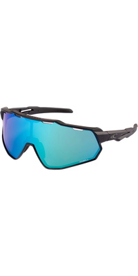 2026 ONeill Mens Sunglasses 9040 ONS-9040-2.0-104-BLU - Matte Black / Blue Mirror Lens