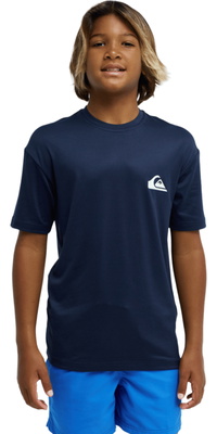 2026 Quiksilver Junior Everyday Surf-T-Shirt, Kurzärmeliges Lycra-Shirt EQBWR03258 - Dark Navy
