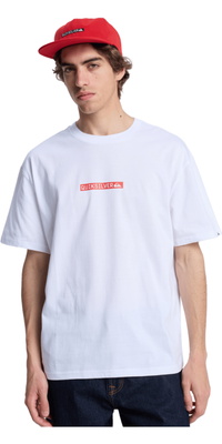 2026 Quiksilver M&auml;nner DNA Clicker Kurzarm-T-Shirt EQYZT08207 - White