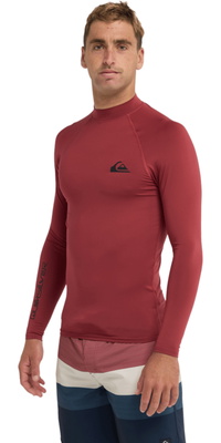 2026 Quiksilver Männer Everyday UPF50 Langarm-Lycra-Weste AQYWR03131 - Burnt Russet