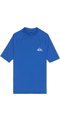 2026 Quiksilver M&auml;nner Everyday UPF50 Kurzarm-Lycra-Weste AQYWR03130 - Monaco Blue