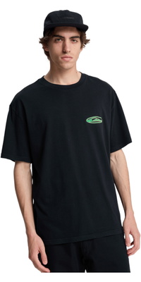 2026 Quiksilver M&auml;nner Quikglobe Kurzarm-T-Shirt EQYZT08295 - Black