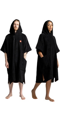 2026 Red Paddle Co Poncho Handtuch-Umkleidemantel 002-009-006 - Stealth Black