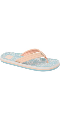 2026 Reef Junior Ahi Flip Flops CJ8776  Peach / Blau Animal