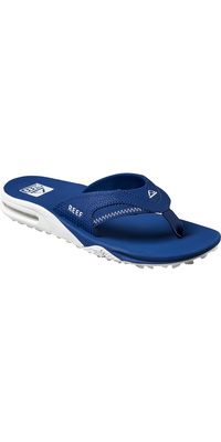 2026 Reef M&auml;nner Fanning Pregame Sandalen CJ6409  Navy / Weiß