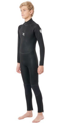 Rip Curl Junior Freelite 3/2mm Rückenreißverschluss Neoprenanzug WF203J - Black