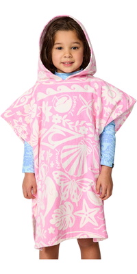 2026 Rip Curl M%E4dchen Gemischte Snap-Baumwoll-Kapuzen- Poncho -Handtuch 00AJTO - Pink