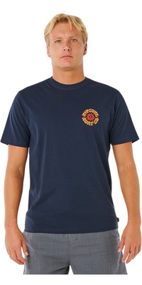 2026 Rip Curl Männer Pacific Rinse Circle Tee 0XDMTE - Dark Navy