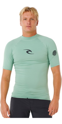 2026 Rip Curl Männer Waves UPF Performance Kurzarm-Lycra-Weste 16MMRV - Aloe