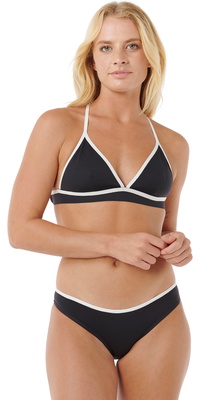 2026 Rip Curl Frauen Mirage Fusion Xback Tri Bikini Top 0S7WSW - Black