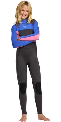 2026 Roxy Junior Prologue+ 3/2mm Rückenreißverschluss Neoprenanzug 26RW213506 - Cobalt