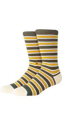 2026 Stance Unisex-Socken Ollie Crew A556C25OLL - Olive