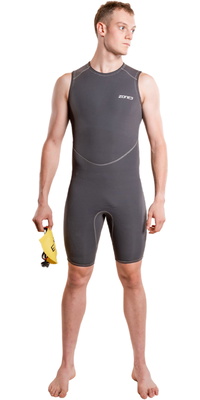 2026 ZONE3 M&auml;nner Yulex Kneeskin NA26MYKS104  Black / Grau