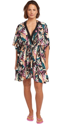 2026 ONeill Frauen Essentials Tokeena Überzug-Kleid 1300138 - Black Wmns Tropicana