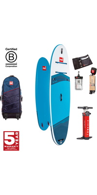 2026 Red Paddle Co 102 Ride MSL Stand Up Paddle Board , Tasche & Pumpe 001-001-001-0109 - Blue