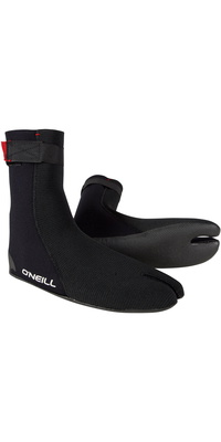 2026 Oneill Heat Ninja 3mm Split Toe Stiefel 4786 - Schwarz