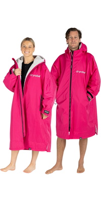 2026 Dryrobe Advance Langarm-Umkleidemantel DALSV3  Pink / Hellgrau