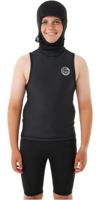 Rip Curl Junior 2026 Fbomb Polypro Kapuzenweste 117BWJ - Black