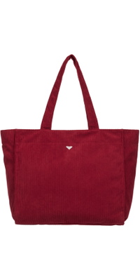 2026 Roxy Frauen Feeling Vibes Cord Einkaufstüte ERJBP05025 - Beet Red