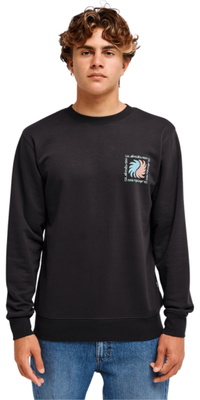 2026 Quiksilver M&auml;nner Stimmung Crew Sweatshirt EQYFT05235 - Tarmac
