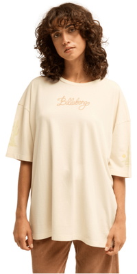2026 Billabong Frauen Vertraute Straßen T-Shirt EBJZT00633 - White Cap