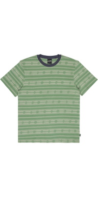 2026 Billabong M&auml;nner Halbrack Streifen T-Shirt EBYKT00129 - Sea Spray