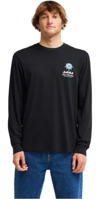 2026 Billabong M&auml;nner Portal Langarm T-Shirt EBYZT00627 - Black
