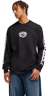 2026 DC Shoes M&auml;nner DC Echo Langarm-T-Shirt EDYZT04462 - Black