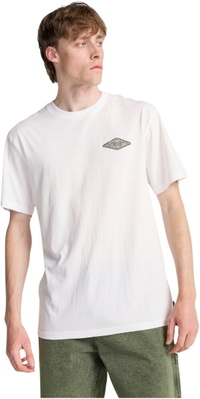 2026 Billabong Unisex Kreide-Welle T-Shirt EBYZT00525 - White