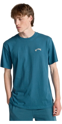 2026 Billabong M&auml;nner Archiv Crew T-Shirt EBYKT00100 - Real Teal