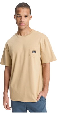 2026 Quiksilver M&auml;nner Salt Wasser Tasche T-Shirt EQYZT08205 - Khaki