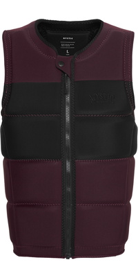 2026 Mystic Männer Peacock Front Zip Wake Impact Vest 35005.240227 - Oxblood Red