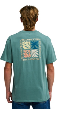 2026 Billabong M&auml;nner Ansturm T-Shirt EBYZT00563 - Sea Green