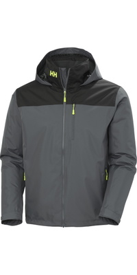 2026 Helly Hansen Männer Crew Hooded Midlayerschicht-Jackett 2 34442 - Thunder Grey
