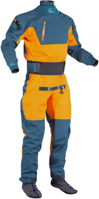 2026 Palm Mens Atom Drysuit 13864 - Pine / Tangelo