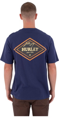2026 Hurley M&auml;nner Druckpresse Samp T-Shirt MTSEUED0017431 - Destroyer
