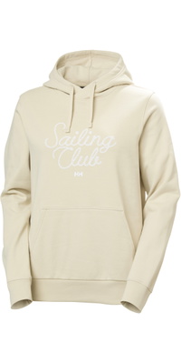2026 Helly Hansen Frauen Core Graphic Hoodie 54522 - Cream