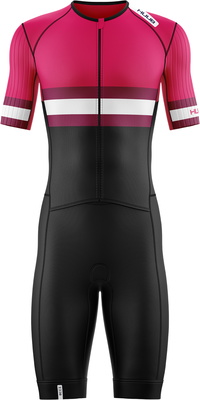 2026 HUUB Männer Tri Band Pro Tri Suit TRIBPTSBW - Burgandy / Wine