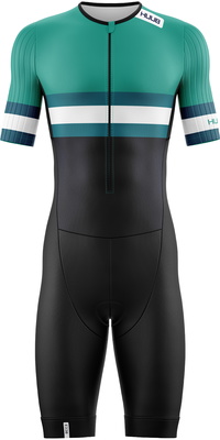 2026 HUUB Frauen Tri Band Pro Tri Suit TRIBPTSTG - Teal / Green