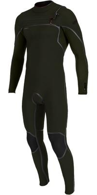 2026 O'Neill Mens Hyperfreak Fire+ 3/2mm Chest Zip Wetsuit 5660 - Ranger