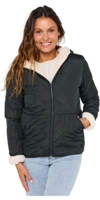 2026 Rip Curl Frauen Anoeta Klassische Steppjacke 03FWJA - Noir