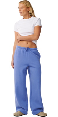 2026 Rip Curl Womens Surf Puff Wide Leg Trackpant 06OWPA - Mid Blue