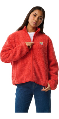 2026 Rip Curl Frauen Jeden Tag Polar Zip Thru Fleece 0B8WFL - Red