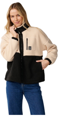 2026 Rip Curl Frauen S-Series Verbundene Polar Reißverschluss Durch Fleece 0DDWFL - Black