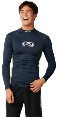 2026 Rip Curl M&auml;nner Archiv UPF Perf Lange Ärmel Lycra-Weste 181MRV - Dark Navy