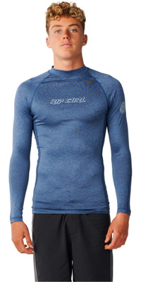 2026 Rip Curl M&auml;nner Dawn Patrol UPF Langarm-Lycra-Westen 194MRV - Light Navy Marle