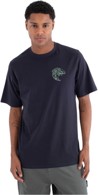 2026 Hurley Männer Druckpresse Serrot Kurzarm T-Shirt MTSEUED0031 - Obsidian
