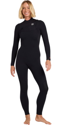 2026 Billabong Frauen Furnace Revo 5/4mm Brustrei&szlig;verschluss Neoprenanzug ABJW100243 - Black